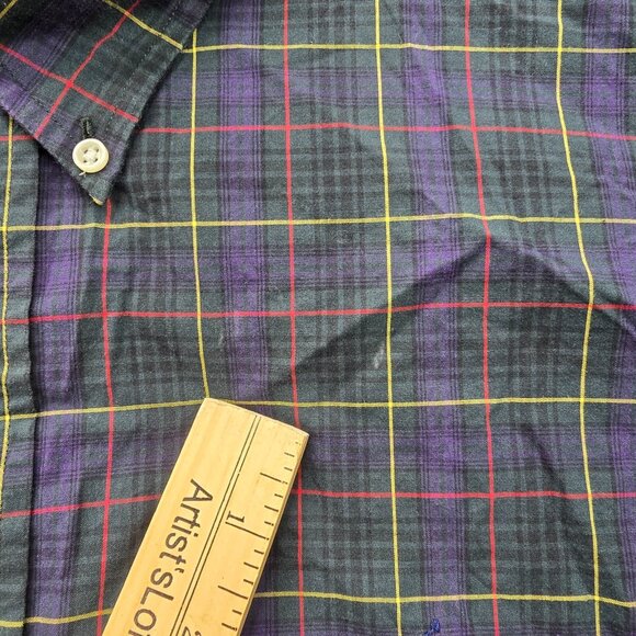 Ralph Lauren Shirt Men XL/2XL Checkered Button Down Long Sleeve‎ Blake Preppy - Picture 4 of 8